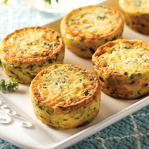 Spinach and Swiss Egg Souffles